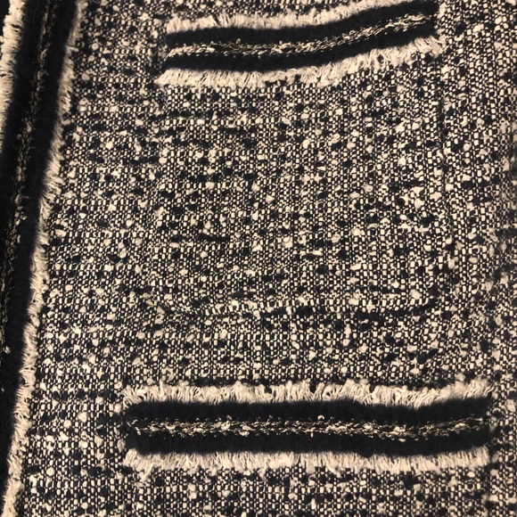 L.K. Bennett Tweed Jacket (Navy) US Size 12 (NWT) - Picture 3 of 6